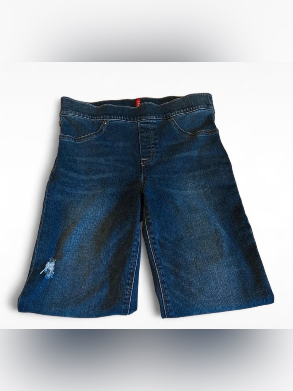 SPANX dark wash denim pants in a M